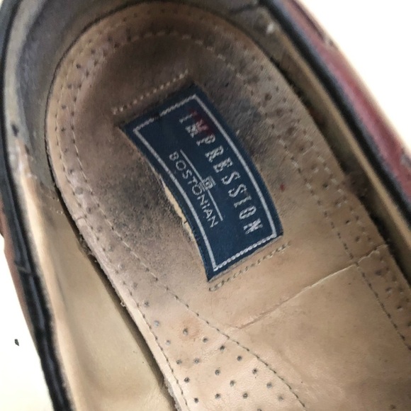 Vintage brown slip on loafers main image 5